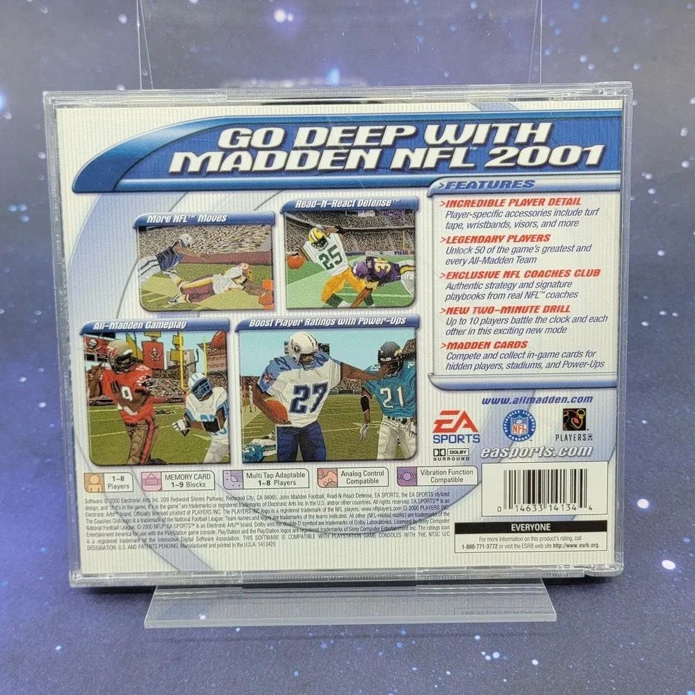 Madden NFL 2001 (Sony PlayStation) PS1 CIB Video Game